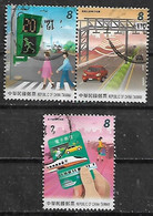 2019 Taiwan(china) Seguridad Vial 3v. - Used Stamps