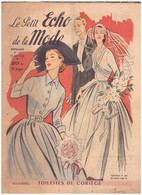 LE PETIT ECHO DE LA MODE. N°17 Du 27 Avril 1952 - Fashion