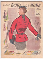 LE PETIT ECHO DE LA MODE. N°41 Du 11 Octobre 1953 - Mode