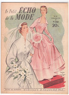 LE PETIT ECHO DE LA MODE. N°48 Du 29 Novembre 1953 - Fashion