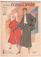 LE PETIT ECHO DE LA MODE. N°3 Du 17 Janvier 1954 - Fashion