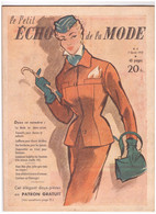 LE PETIT ECHO DE LA MODE. N°6 Du 7 Février 1954 - Fashion