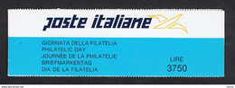 REPUBBLICA:  1992  LIBRETTO  " GIORNATA  DELLA  FILATELI A "  -  5  VAL. -  D. 13 1/4  -  SASS. 15 - Carnets