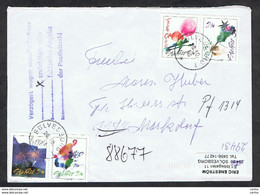 SWEDEN: 1993 COUVERT WITH 2 K.90 X 4 (1767/70) - CHANGE OF ADDRESS - TO  INTERIOR - Lettres & Documents