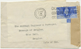 GB 1946 Victory 2 1/2 D "LONDON - DON'T WASTE BREAD OTHERS NEED IT" FDC RR!! - ....-1951 Pre Elizabeth II