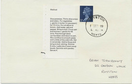 GB 1969 Stamps For Cooks Text-pane Method (w One 5D Stamp) FDC ROYSTON / HERTS. - 1952-1971 Dezimalausgaben (Vorläufer)