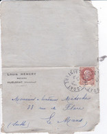 HUELGOAT                     Lettre De Lois Hemery Notaire - Huelgoat