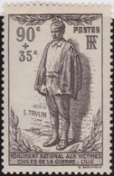 France   .    Yvert    .   420    .    *  .    Neuf Avec Gomme  Et Charnière   .   /   .     Mint-hinged - Unused Stamps