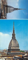 02440 "TORINO - MOLE ANTONELLIANA - 61° ADUN. NAZ.LE ALPINI 14/15 MAGGIO 1988" CART DOPPIA NON SPED - Mole Antonelliana