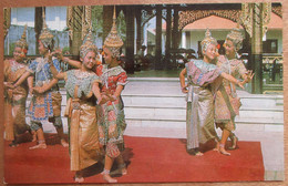 THAILAND BANGKOK DENCERS ROYAL PALACE PC PCA PCM POSTCARD ANSICHTSKARTE PICTURE CARTOLINA PHOTO CARD - Thaïlande