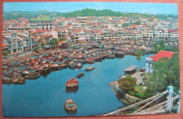 SINGAPORE RIVER PC PCA PCM POSTCARD ANSICHTSKARTE PICTURE CARTOLINA PHOTO CARD - Thaïlande
