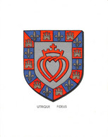 ¤¤  -  Carte Du Blason De  " LA VENDEE  "  " UTRIQUE FIDELIS "        -   ¤¤ - Autres & Non Classés