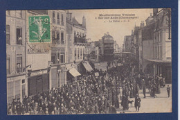 CPA [10] Aube > Bar-sur-Aube Circulé Révolte Des Vignerons événements Viticoles 1911 - Bar-sur-Aube