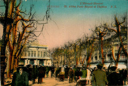 Béziers * Allée Paul Riquet Et Théâtre - Beziers