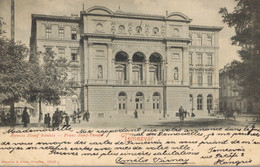 TEMESVAR , TIMISOARA ,Franz Josef, Théatre,  CPA,  2-11-1900 - Romania