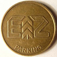 Belg 3675A - Parkeerpenning Sijsele - E Z / PARKING - Rev (blank) - 21.5mm B - - Professionnels / De Société