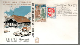 FRANCE Exposition Philatélique Foire Aux Haricots D Arpajon 1971 - Cartas & Documentos