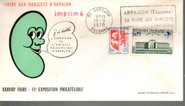 FRANCE Exposition Philatélique Foire Aux Haricots D Arpajon 1970 - Storia Postale