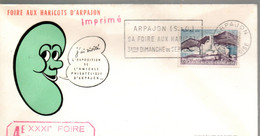 FRANCE Exposition Philatélique Foire Aux Haricots D Arpajon 1963 - Briefe U. Dokumente