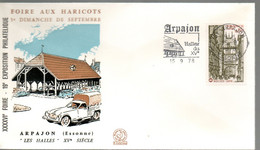 FRANCE Exposition Philatélique Foire Aux Haricots D Arpajon 1978 - Covers & Documents