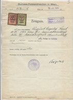 FISCAUX AUTRICHE  1929  1 SCHILLING ORANGE 1925 50 GROCHEN VERT 1925 - Fiscale Zegels