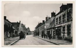 CPSM - LA CHAPELLE D'ANGUILLON (Cher) - Grande Rue - La Mairie - Autres & Non Classés