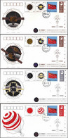 CHINA 2020-12 Chang'E-5 Special Space Material Cover Booklet With COA - Asia
