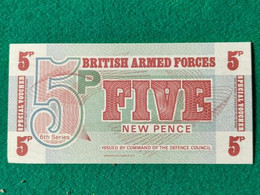 Gran Bretagna 5 Pence 1972 - British Armed Forces & Special Vouchers