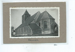 Thimeon Eglise ( Photo Collée Sur Carton ) - Pont-a-Celles
