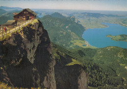 1374) HIMMELSPFORTE HÜTTE Auf Dem SCHAFBERG - Blick Auf MONDSEE U. ZELLER SEE - Tolle ältere Ansicht - Mondsee