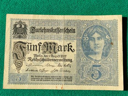 GERMANIA 5 Mark 1917 - 5 Mark