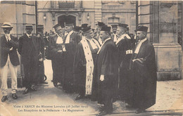 54-NANCY-VISITE  A NANCY DES MINISTRE LORRAINS 28 JUILLET 1912, LES RECEPTIONS DE LA PREFECTURE, LA MAGISTRATURE - Nancy