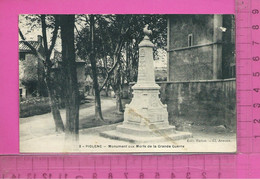 PIOLENC : Monument Aux Morts De La Grande Guerre - Piolenc