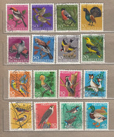 BIRDS SWITZERLAND 1968-1971 Complete Sets Used (o) #22273 - Unclassified