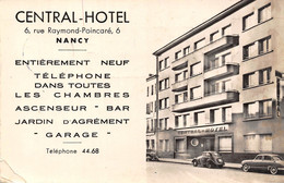 54-NANCY- CENTRAL-HÔTEL 6 RUE RAYMOND-POINCARE - Nancy