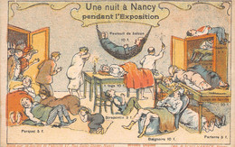 54-NANCY- UNE NUIT A NANCY- PENDANT L'EXPOSITION - Nancy