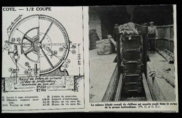 ► PLAINE SAINT DENIS - Plan Machine PRESSE Chiffonnerie SOULIER - Coupure De Presse Originale Début XXe (Encadré Photo) - Machines