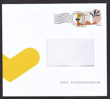 Netherlands: Cover, 2021, 1 Cinderella Stamp, Postage Paid PostNL, Issued For Hallmark (traces Of Use) - Covers & Documents