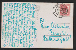 Auslandsansichtskarte Portorichtig Mit MiNr. 192 EF Von BAD DOBERAN -8.7.48 -15 Nach Bern Schweiz - Storia Postale