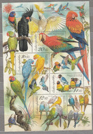 BIRDS CZECH 2004 Parrots Sheet MNH (**) Mi Bl 20 #22288 - Unclassified