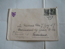 Cover Lettre 1939 ? 75 C X 2   De CHARLEROI E  Vers  NEDERLAND - Other & Unclassified