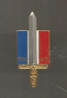 JC , G , Militaria , Insigne , EMAT , état Major De L'armée De Terre, J. Balme , Saumur ,G. 3629 , Frais Fr 1.85 E - Heer