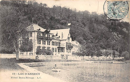 Annecy               74         Le Lac. Hôtel Beau Rivage         (voir Scan) - Annecy