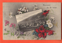 ZLH-23 RARE Fantaisie  Souvenir De St.-Imier, Edit. Jacot  Circulé 1911 Vers V.de B. - Saint-Imier 