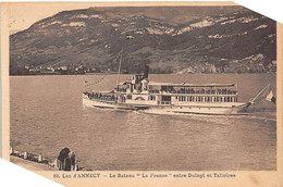 Annecy               74      Bateau "Le France" Entre Duingt Et Talloires   N° 82             (voir Scan) - Annecy