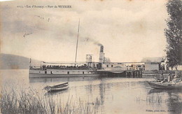 Annecy               74        Le Lac. Port De Veyrier . Bateau Ville D'Annecy     N° 1133             (voir Scan) - Annecy