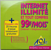 - Pochette CD ROM De Connexion Internet - AOL - - Kit De Conección A Internet