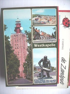 Nederland Holland Pays Bas Westkapelle Met Dijkwerker En Vuurtoren - Westkapelle