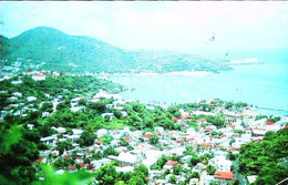 ►CPSM Virgin Islands St Thomas Overall View Of Charlotte , Amalie - Isole Vergini Americane