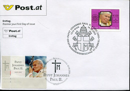 Germany Special Cover Pope John Paul - Papas
